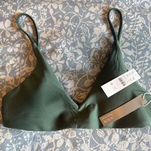 J Crew Green Intimates Bra